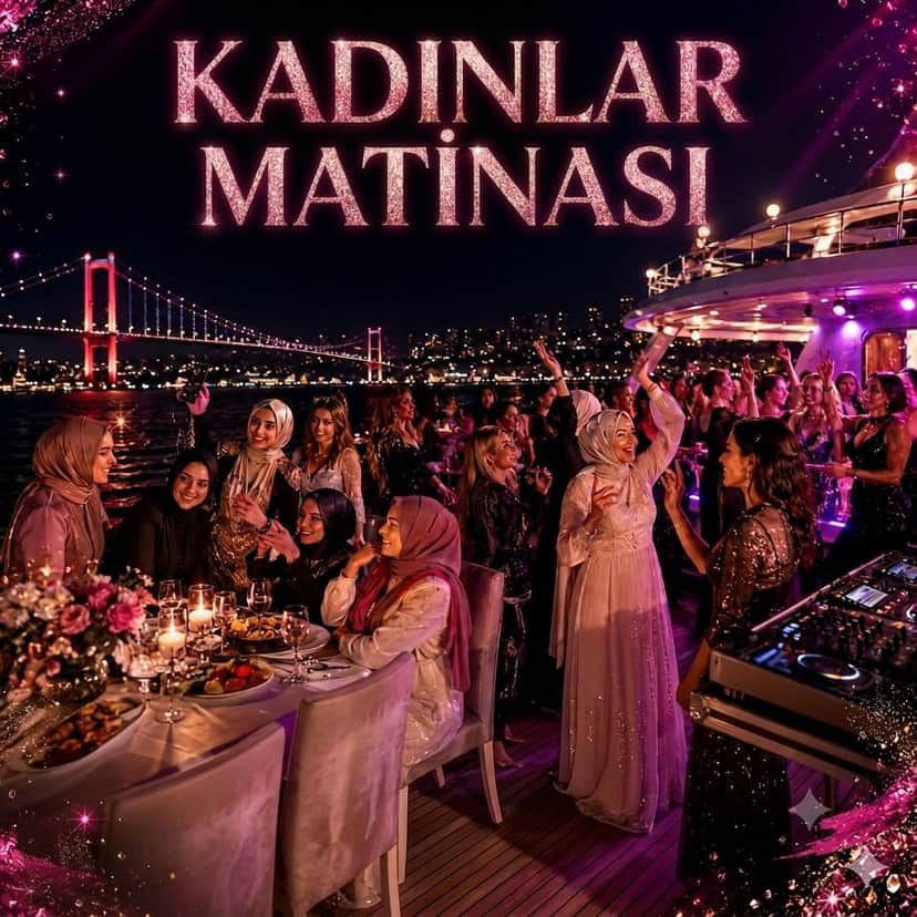 Boğaz’ın Kraliçeleri: Kadınlara Özel Yemekli ve Eğlenceli Boğaz Turu
