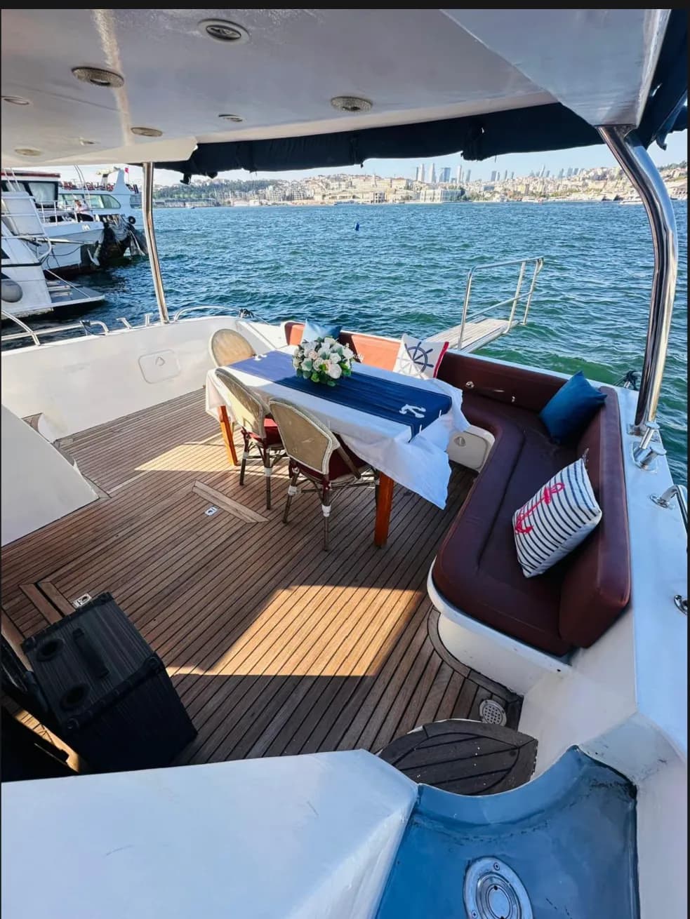 Luxury Custom-Built 17m Motor Yacht for Rent on the Bosphorus (Capacity 10)