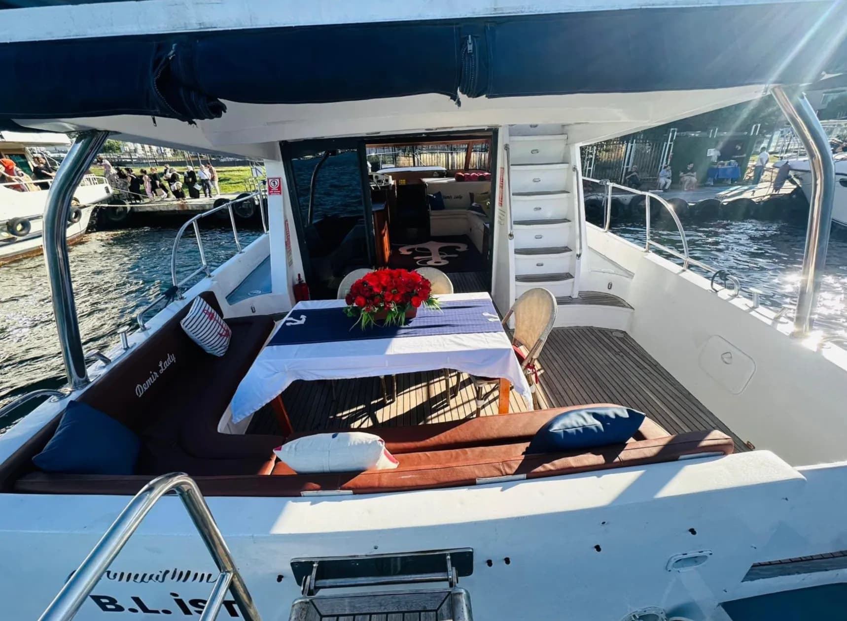 Luxury Custom-Built 17m Motor Yacht for Rent on the Bosphorus (Capacity 10)