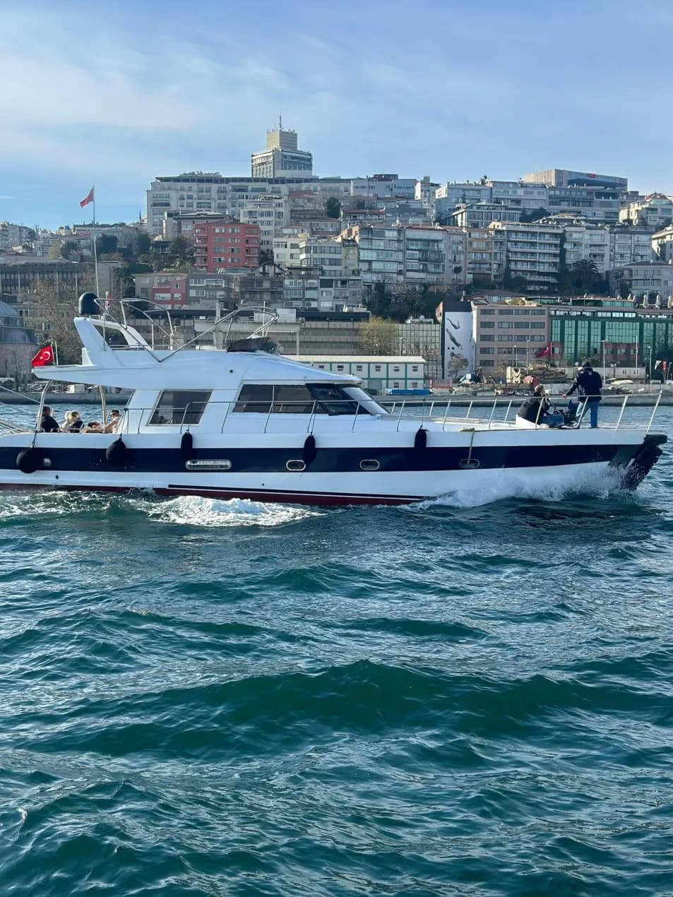 Luxury Custom-Built 17m Motor Yacht for Rent on the Bosphorus (Capacity 10)