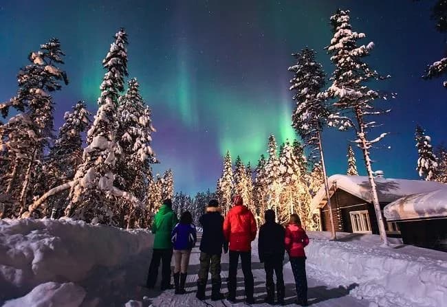 4 Günlük Lapland Turu, Uçak ile